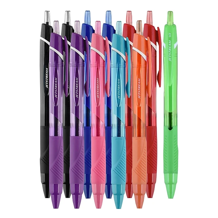 Uni-ball JETSTREAM ELEMENTS Retractable Ballpoint Pens, Medium Point, Assorted Inks, 12/Pack (70171) 5 Uni-ball JETSTREAM ELEMENTS Retractable Ballpoint Pens, Medium Point, Assorted Inks, 12/Pack (70171) - Image 3