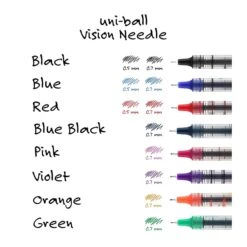 Uni-ball Uniball Vision Needle Rollerball Pens, Fine Point, 0.7mm, Black Ink, Dozen (1734903) -Office Product Shop B8D35373 FA7B 47D7 B03F2E87BE06B842 sc7