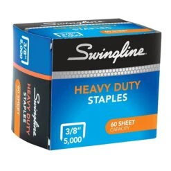 Swingline Heavy Duty Staples, 3/8" Length, 5,000/Box (79398) -Office Product Shop C79C2935 3D7C 4BA4 B820476CED1B5AC0 sc7