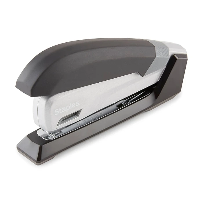 Staples One-Touch Desktop Stapler, 28 Sheet Capacity, Black/Silver, 500 (44426) 3 Staples One-Touch Desktop Stapler, 28 Sheet Capacity, Black/Silver, 500 (44426)