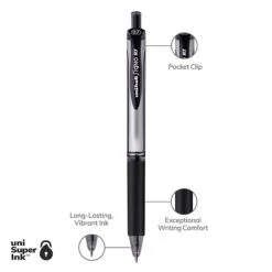 Uni-ball Uniball Signo RT Gel Pens, Medium Point, 0.7mm, Black Ink, Dozen (65940) -Office Product Shop D0648D1A 8ABF 4110 A39B77B9A695822F sc7