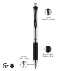 Uni-ball Uniball 207 Impact Retractable Gel Pens, Bold Point, 1.0mm, Red Ink (65872) -Office Product Shop D7542951 9183 48AB 85D621AC9BB33690 sc7