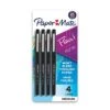 Paper Mate Flair Felt Pen, Medium Point, Black Ink, 4/Pack (84344) -Office Product Shop D93F7294 988C 4FB8 9012AFC260E02D4C sc7