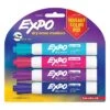 Expo Low Odor Marker, Vibrant Colors, Chisel Tip, 4/Pack (1927523) -Office Product Shop EAEF60ED 08DB 45EA 9DED81F2F8538894 sc7