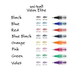 Uni-ball Vision Elite Rollerball Pens, Bold Point, Black Ink, Dozen (61231) -Office Product Shop F4814401 37DF 44A1 AA3079C9084E4EAA sc7