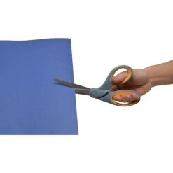 Westcott Titanium Bonded 8" Titanium Multi-Purpose/Heavy Duty Scissor, Sharp Tip, Gray/Yellow (13731) -Office Product Shop F85AE411 0981 4A10 938E8143900B4505 sc7