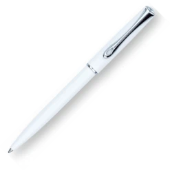 Diplomat Traveller Ballpoint Pen, Snow White & Chrome