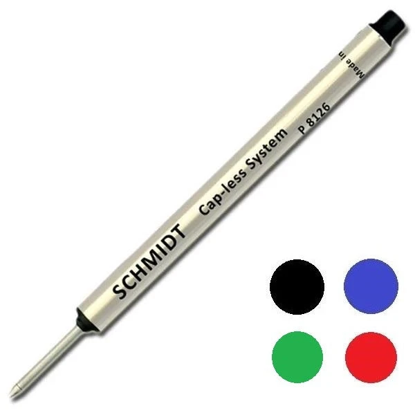 Schmidt Short Capless Rollerball Pen Refill, P8126, P8127, P8120 3 Schmidt Short Capless Rollerball Pen Refill, P8126, P8127, P8120