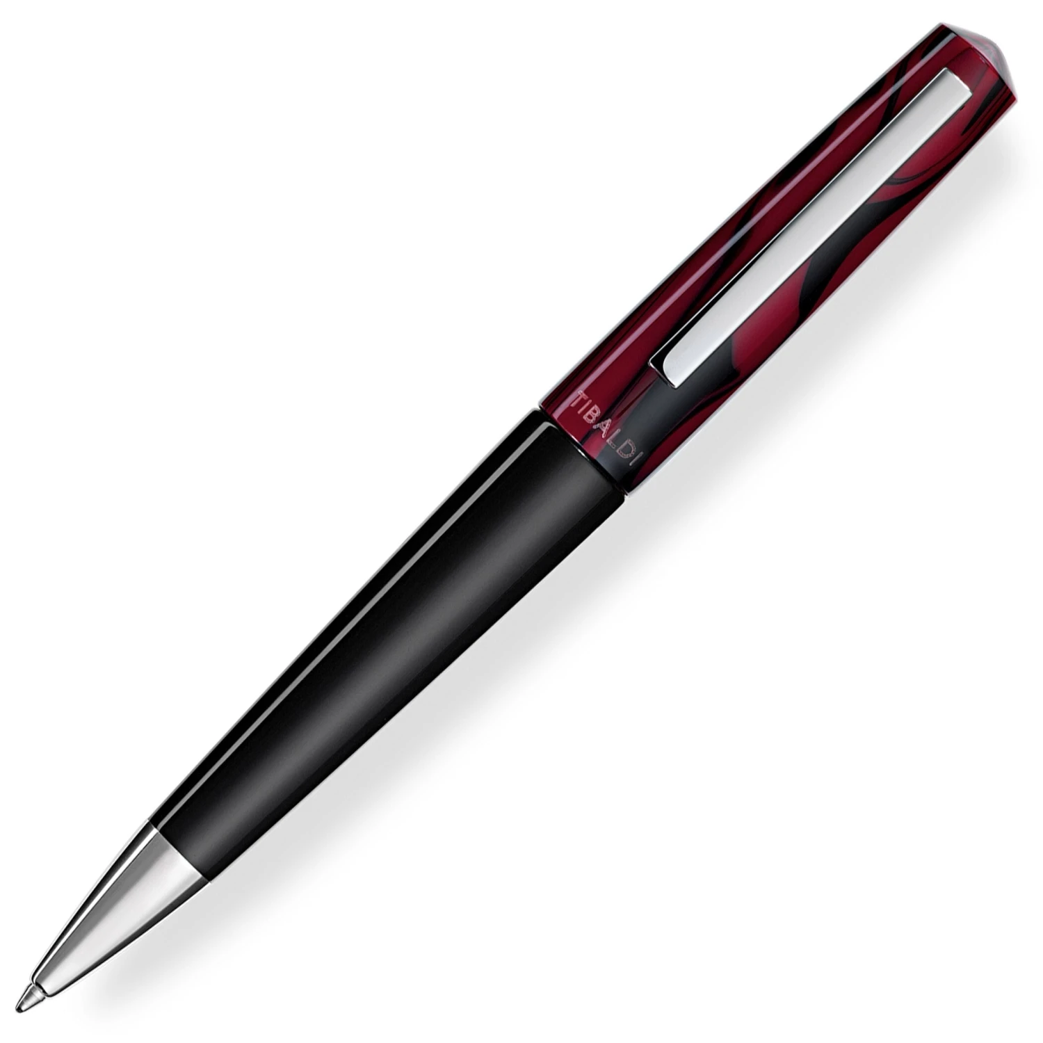 Tibaldi Infrangibile Mauve Red Ballpoint Pen 3 Tibaldi Infrangibile Mauve Red Ballpoint Pen