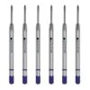 Monteverde® Fine Gel Ballpoint Refill For Parker Gel Ballpoint Pens, 6/Pack, Blue/Black