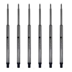Monteverde® Medium Ballpoint Refill For Waterman Ballpoint Pens, 6/Pack, Blue/Black