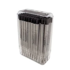 Monteverde® Fine Capless Gel Refill For Montblanc Ballpoint Pens, Black, 50/Pack