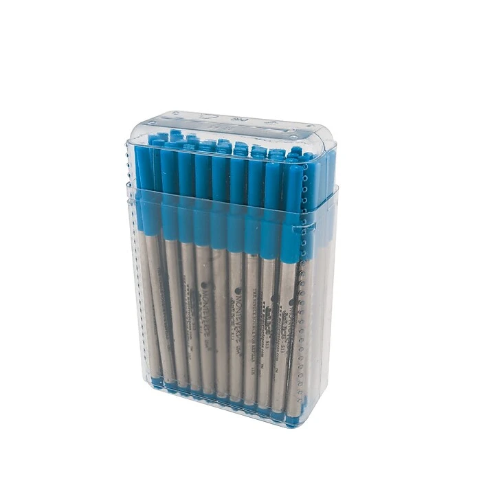 Monteverde® Medium Ballpoint Refill For Sheaffer Ballpoint Pens, Turquoise, 50/Pack 3 Monteverde® Medium Ballpoint Refill For Sheaffer Ballpoint Pens, Turquoise, 50/Pack