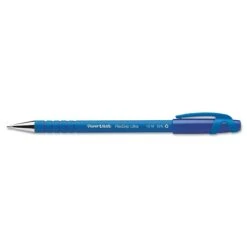 Paper Mate® FlexGrip Ultra™ Stick Ballpoint Pen, 1 Mm Medium, Conical Tip, Blue, Dozen