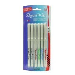 Speedball Elegant Writer Calligraphy Marker Set, Assorted, Medium Point, No. 2882, 2/Pack