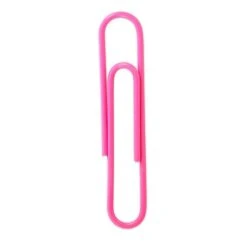 JAM Paper Jumbo Paper Clips, Pink, 75/Pack (42186873) -Office Product Shop m002765353 sc7
