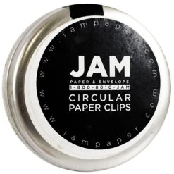 JAM Paper Circular Small Paper Clips, Silver, 50/Pack (321814885) 11 JAM Paper Circular Small Paper Clips, Silver, 50/Pack (321814885) -Office Product Shop m002765428 sc7
