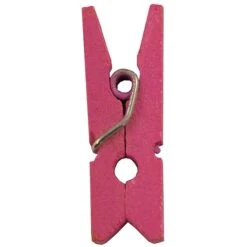 JAM Paper® Wood Clip Clothespins, Small 7/8 Inch, Fuchsia Pink Clothes Pins, 50/Pack (230729139) -Office Product Shop m002869888 sc7