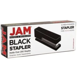 JAM Paper Modern Desk Stapler, Black (337BL) -Office Product Shop m003757940 sc7