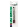 Schmidt 8127 Rollerball Long Capless Refill, Medium, Black, 2 Pack (SC58127)