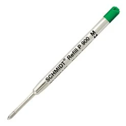 Schmidt P900 Ballpoint TC Ball Parker Style Refill, Fits Parker Ballpoint Pens, Medium, Green, 2 Pack (SC58138) -Office Product Shop m003909985 sc7