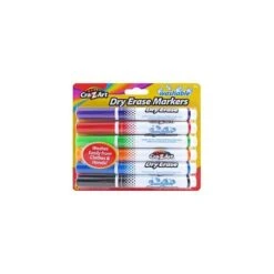 Cra-Z-Art® Kids Washable Broadline Dry Erase Marker, Assorted, 6 Count (10048-24)