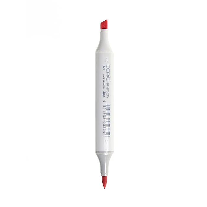 Copic Sketch Markers, Twin Tip, Cadmium Red, 3/Pack (3PK-R27S) 3 Copic Sketch Markers, Twin Tip, Cadmium Red, 3/Pack (3PK-R27S)