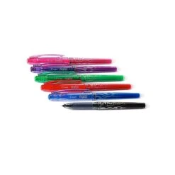 Pilot Frixion Point Erasable Gel Pens Black, Blue, Red, Green, Pink, Purple Set Of 6 0.5 Mm [Pack Of 2] (2PK-FXPC6001-P)