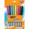 BIC Mark-It Permanent Markers, Fine Tip, Assorted, 8/Pack (GPMAP81) -Office Product Shop m007115329 sc7