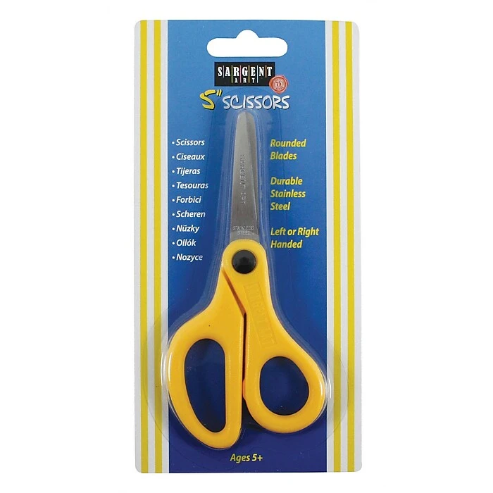 Sargent Art® 5" Child's Safety Blunt Tip Scissor 3 Sargent Art® 5" Child's Safety Blunt Tip Scissor