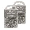 JAM Paper Push Pins, Silver, 2 Packs Of 100 (222419054A) -Office Product Shop m007145870 sc7