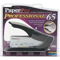 ACI PaperPro™ High Capacity Stapler, Fastening Capacity 65 Sheets, Black/Silver -Office Product Shop s0205310 sc7