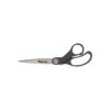 Universal Economy Scissors, 8", Bent Handle, Stainless Steel, Black