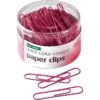 Officemate Breast Cancer Awareness Pink Paper Clips, Jumbo, 80/Tub -Office Product Shop s0415622 sc7