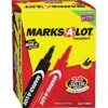 Avery Marks-A-Lot® Permanent Marker, 3/16" Large Chisel Tip, Assorted, 24/Set -Office Product Shop s0526256 sc7
