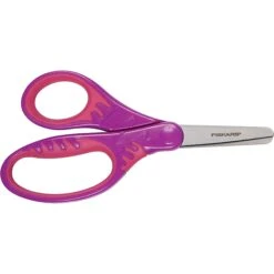 Fiskars SoftGrip 5" Steel Kids Scissors, Blunt Tip, Assorted Colors (9422) -Office Product Shop s0816327 sc7