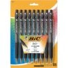 BIC BU3 Retractable Ballpoint Pens, Medium Point, Black Ink, 18/Pack (BU3P18-BLK) -Office Product Shop s1069534 sc7