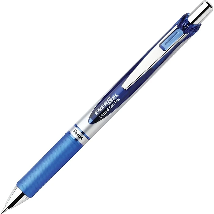 Pentel EnerGel Retractable Gel Pen, Medium Point, Blue Ink (BL77-C) 3 Pentel EnerGel Retractable Gel Pen, Medium Point, Blue Ink (BL77-C)