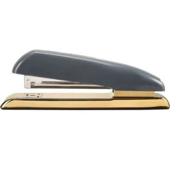 Swingline Durable Desk Stapler, 20 Sheet Capacity, Gray/Gold (64703) -Office Product Shop s1117365 sc7