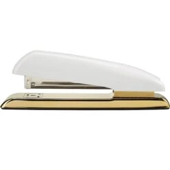 Swingline Durable Desk Stapler, 20 Sheet Capacity, White/Gold (64701) -Office Product Shop s1117372 sc7