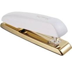 Swingline Durable Desk Stapler, 20 Sheet Capacity, White/Gold (64701) -Office Product Shop s1117373 sc7