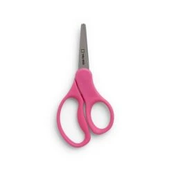 TRU RED™ Junior 5" Kids Pointed Tip Stainless Steel Scissors, Straight Handle, Right & Left Handed, 2/Pack (TR55053) -Office Product Shop s1146026 sc7