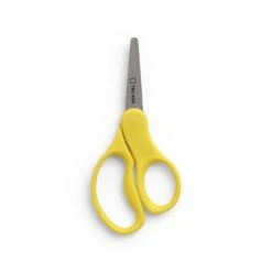 TRU RED™ Junior 5" Kids Pointed Tip Stainless Steel Scissors, Straight Handle, Right & Left Handed, 2/Pack (TR55053) -Office Product Shop s1146028 sc7