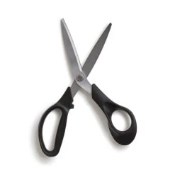 TRU RED™ Ergonomic 8" Stainless Steel Scissors, Bent Handle (TR55227) -Office Product Shop s1147659 sc7