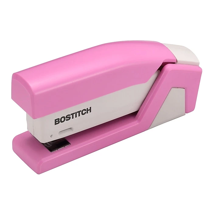 Bostitch InCourage™ Spring-Powered 20 Compact Stapler, Pink/White (PPR1588) 5 Bostitch InCourage™ Spring-Powered 20 Compact Stapler, Pink/White (PPR1588) - Image 3