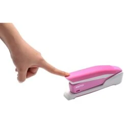 Bostitch InCourage™ Spring-Powered Desktop Stapler, 20-Sheet, Pink/White (1188) -Office Product Shop s1153378 sc7