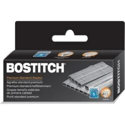 Bostitch Premium Standard Staples, 0.25" Leg Length, 5000 Staples/Box (1901)