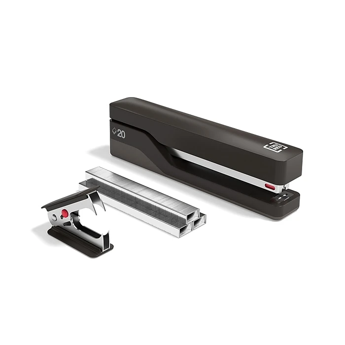 TRU RED™ Desktop Stapler Kit, 20-Sheet Capacity, Black (TR58081) 3 TRU RED™ Desktop Stapler Kit, 20-Sheet Capacity, Black (TR58081)