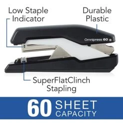 Swingline Desktop Stapler, 60 Sheet Capacity, Black/Grey (5000590) 14 Swingline Desktop Stapler, 60 Sheet Capacity, Black/Grey (5000590) -Office Product Shop s1182325 sc7