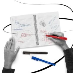 TRU RED™ Quick Dry Gel Pens, Fine Point, 0.5mm, Black, Dozen (TR54471) -Office Product Shop s1194650 sc7